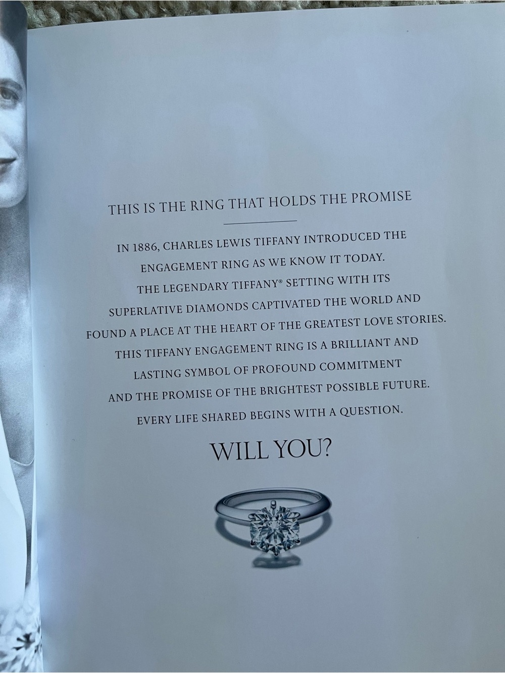 Tiffany & Co. Hardcover “This is a Tiffany Ring” Book in Tiffany Blue - Picture 3 of 8
